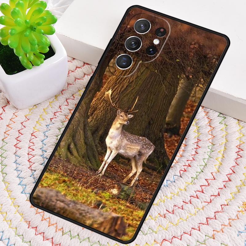 Stag Male Reindeer Nature TPU Phone Case For Samsung Galaxy note 10 pro S26 S25 S24 S23 S22 Ultra Plus S21 FE S20 Cover