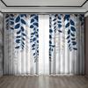 Moon Flower Swan Tree River Forest Natural View Window Curtain For Living Room Kids Bedroom Bathroom Kicthen Door Home Decor2Pcs