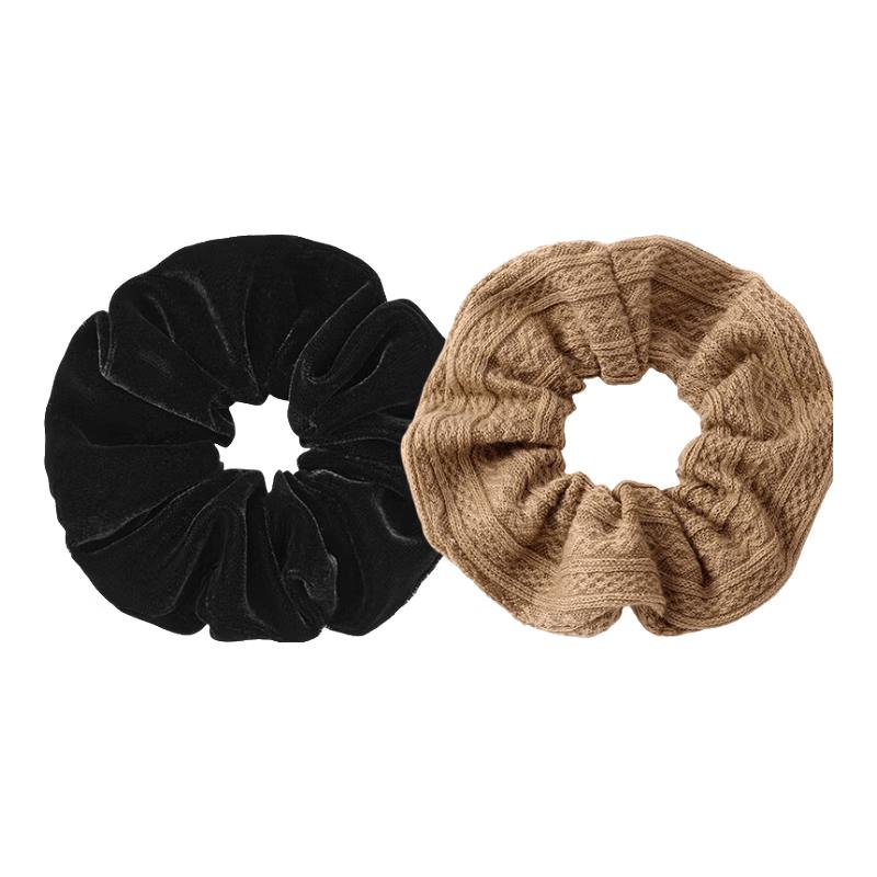 Elegant Fabric Hair Scrunchie 1 Piece Set