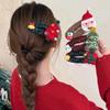 Felt Santa Claus Hairpin Elk Xmas Wool Barrettes Unique Christmas Tree Hair Clip  Girls