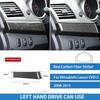For Mitsubishi Lancer Evolution EVO X 2008-2015 Center Full Set Suit Cover Real Carbon Fiber Sticker Car Interior Accessories