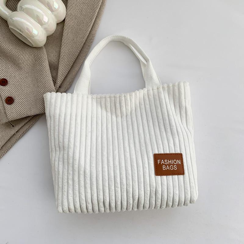 

Вельветовая вместительная сумка-тоут в корейском стиле, новая коллекция начала весны 2025 года, универсальная сумка через плечо, сумка-подмышка, женская