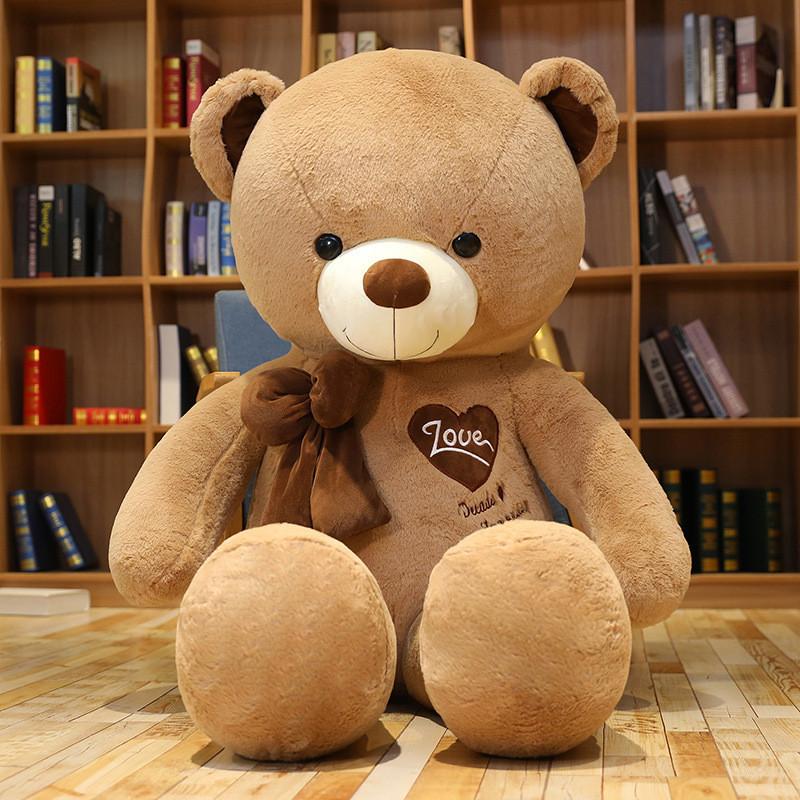 Bear Plush Teddy Toy Stuffed Animal Pillow Soft Long Festival Children Doll Gift