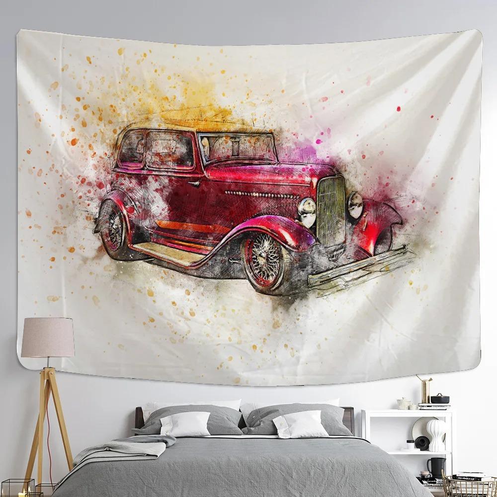 Животное Акварельная живопись Декоративный гобелен Офис Гостиная Украшение Дома Настенный — фото 7