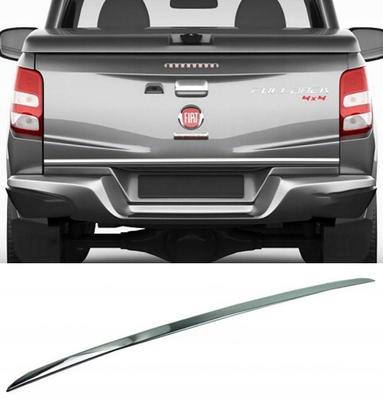 Fiat FULLBACK 2016- Chrom-Kofferraumleiste - Heckklappen-Akzent - Premium Auto-Heckdetail - Glanzverstärker.