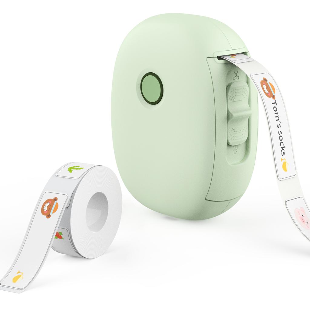 Bluetooth Labeler, Portable Labeler with Tape, Inkless Labeler Wireless Labeler with Multiple Templates for School Names, Price Tags, Home Storage