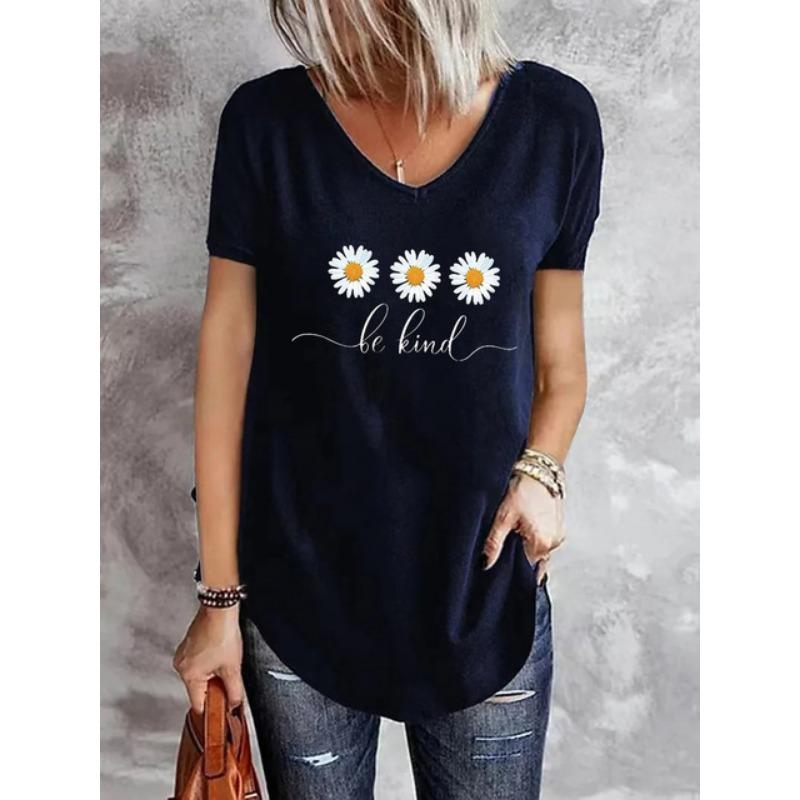 Dandelion Soft 3D Printed Y2k Fashion Women Basic T-Shirt Elegance Vintage Short Sleeve Elegant Casual Comfortable Polyester