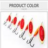 FTK Señuelo de pesca giratorio de diferentes colores, cebo para lubina, 7G, 12G, 18G, 30G de longitud, 6CM, 8CM, 9CM, 10CM, 1 Uds.