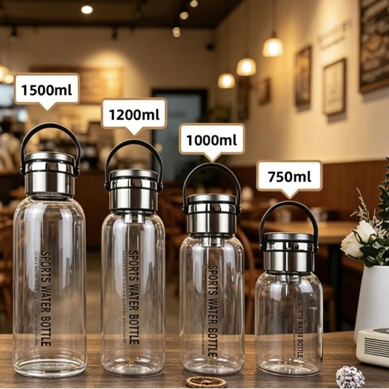 High Borosilicate Glass Tea Infuser Bottle