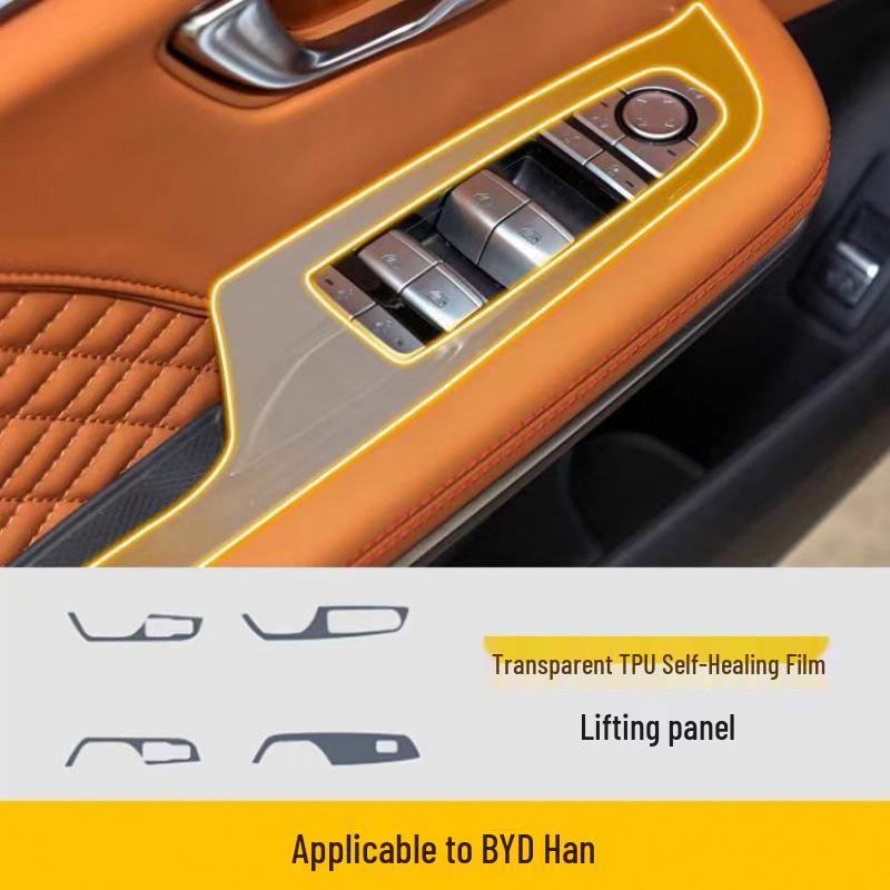 BYD Han DMI EV Interior Film Screen Protector & Dashboard Sticker - Transparent