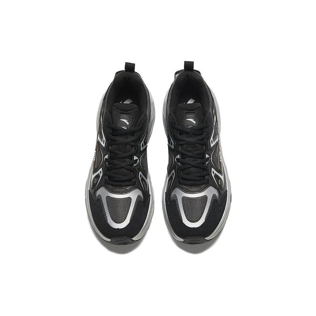 Anta Motor Bequem Vielseitig Stoßdämpfend Rutschfest Verschleißfest Low-Top Freizeitschuhe Herren Freizeitschuhe Schwarz Grau 112348863-1