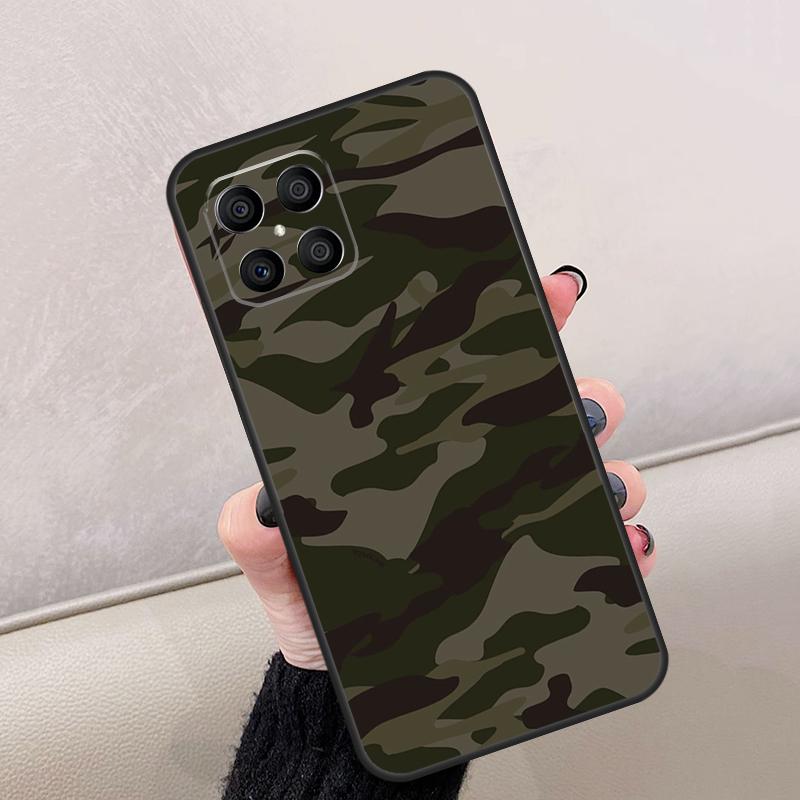 Military Army Camouflage For Honor Magic 8 6 7 Pro Case For Honor 400 Lite 200 50 70 90 X8c X8b X9a X9b X9c X9d Win RT