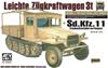 AFV Club 1/35 Sdkfz.11 3-Ton Half-Late Model Wooden Cabin Plastic Model