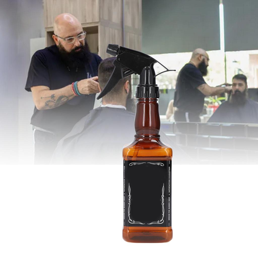 2pcs Vintage Spray Bottle Refillable Fine Mist Ergonomic Hairdressing Barber Spray Bottle for Cleani