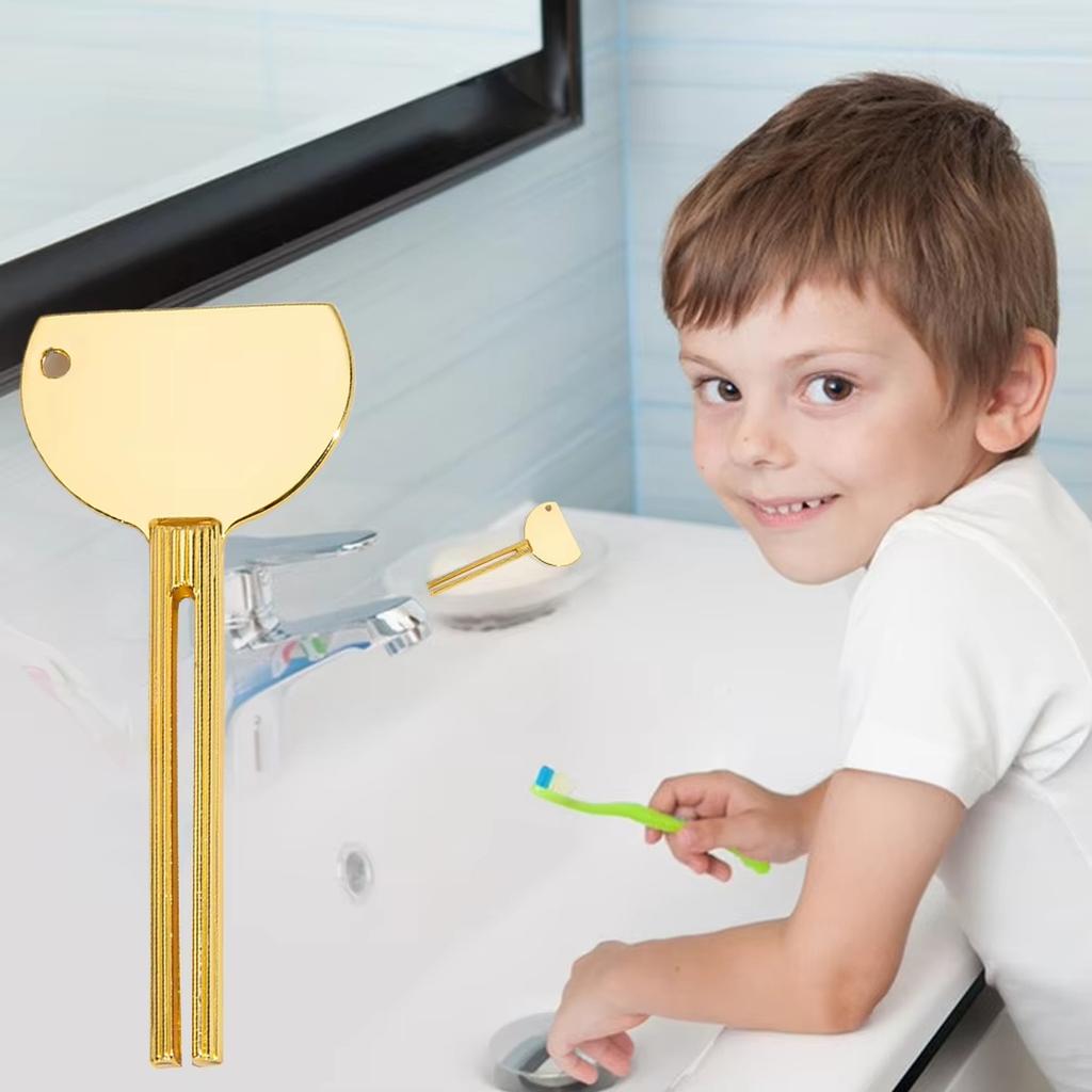 Stainless Steel Toothpaste Tube Squeezers Metal Key Toothpaste Squeezers for Bathroom Hair Cosmetic Squeezer