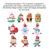 Christmas Tree Hanging DIY Crafts Gingerbread Man Pendants Festival Decorating Window Ornaments Home Living Room Lanyard