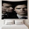 Damon Salvatore Romance Tapestry, Unique Design Tapestry, Wall Decor for Bedroom,Livingroom, Playroom,Heartwarming Fan Holiday Gifts