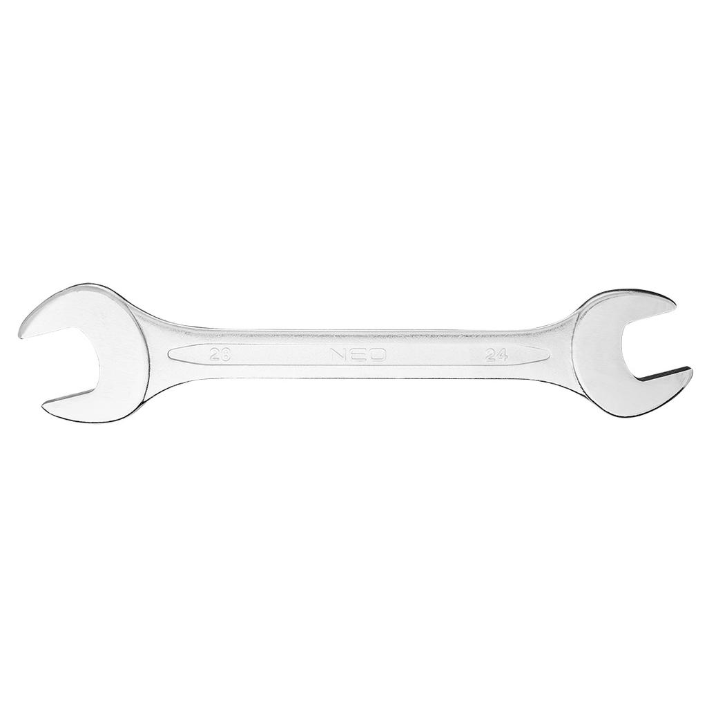 Double-ended open-end wrench 25 x 28 mm