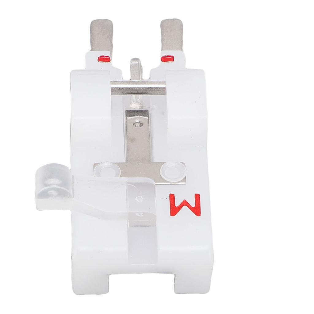 Piede premistoffa per cucire bottoni a pressione M Ricambio per macchina da cucire Baby Lock Piede in plastica per cucire bottoni in ferro
