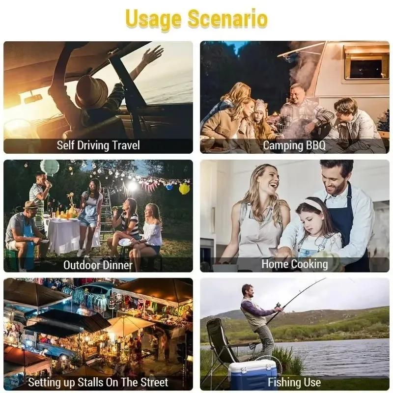 19800W Outdoor Gas Stove 7-core Strong Fire Camping Burner Stove Outdoor Heater Windproof Stove Outdoor Camping Accessories