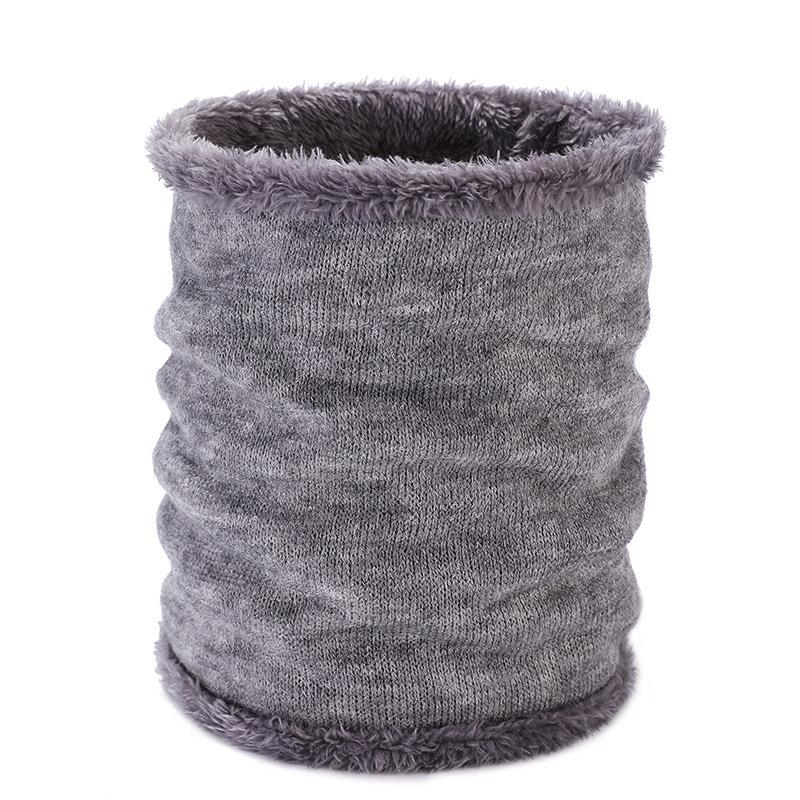 Fleece Neck Cover In Winter, Thickened In Autumn and Winter To Keep Warm, Knitted Wool Scarf, Cold-proof