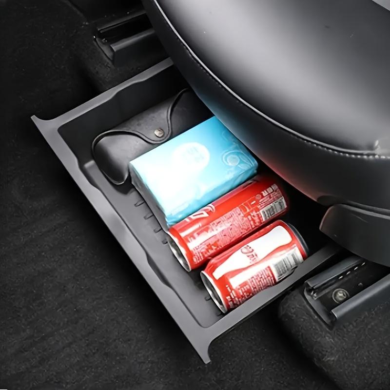 Hidden Tray Storage Organizer - Hidden Compartment Design, Space Saving Dashboard/Lower Storage, Multifunctional Automotive Interior Accessories