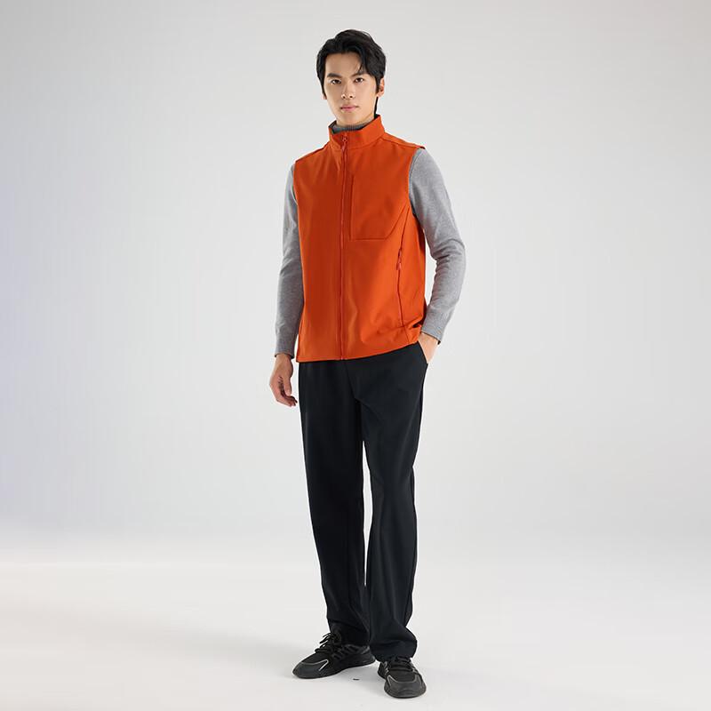 Firstview Men's Outdoor Warm Soft Shell Stand Collar Vest