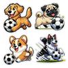 Sticker Auto Animale Golden Retriever & Border Collie & Corgi & Pug Decaluri Vinil Impermeabile Decor Caroserie Mașină Fereastră Bara de Protecție Sticker Cască Motocicletă