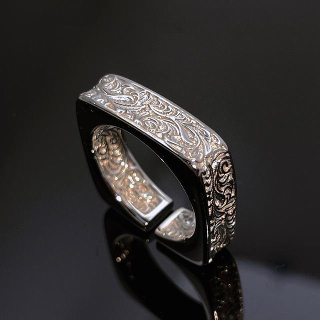 

Роскошные женские маленькие кольца золотого и серебряного цвета, квадратные регулируемые обручальные кольца для женщин, модный набор открытых обручальных колец Resizable