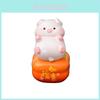 Car Interior Decoration Fruit Pig Figurine Resin Innovation Cute Vehicle Accessory For Teens