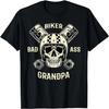 Badass Biker Opa Motorrad Vatertagsgeschenk T-Shirt
