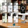 A-Adorable Illustrated Dog Phone Case For iPhone 17,16,15,14,13,12,Pro,Max For Magsafe Magnetic Wireless Charging