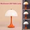 USB Rechargeable Mushroom LED Table Lamp Cordless Indoor Lighting  for Hotel Bar Coffee