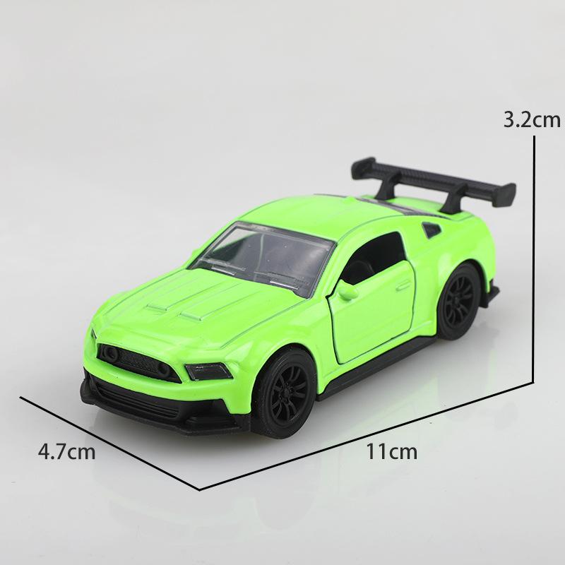 1:38 Alloy Sports Car Toy Model Children Cool Pull Back Car Double Open The Door Simulation Racing Car Small Car Boy Gifts
