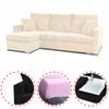 Bonito Corner Sofa Bed Family Meble Corduroy Beige