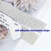 6 Rolls Resin Pearl Rhinestone Ribbon, Self Adhesive Crystal Ribbon Stickers Crystal Pearl Strips Diamond Ribbon for DIY Decors