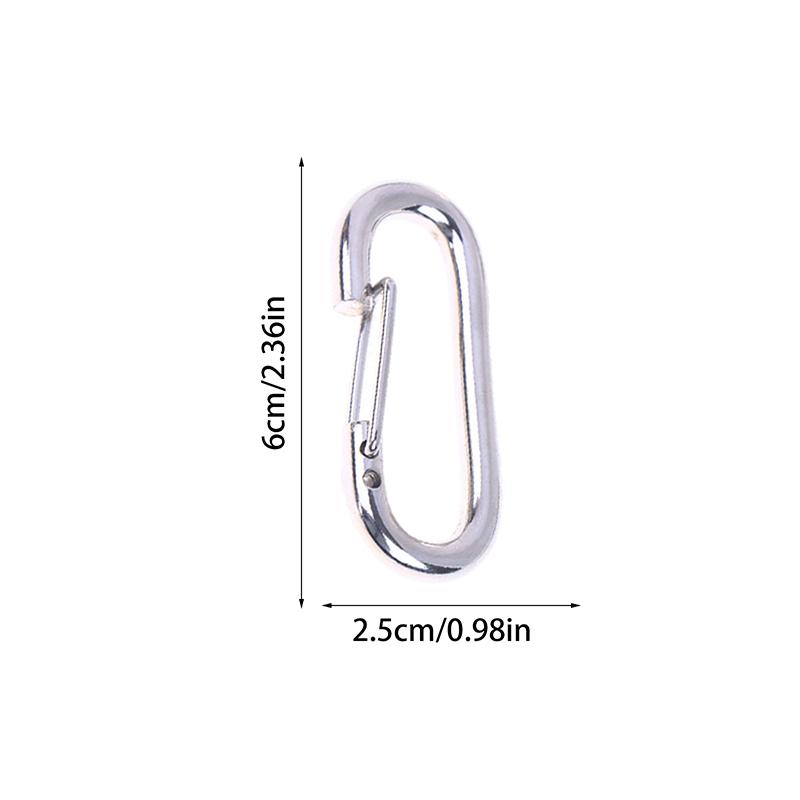 1/3/5 Stück Metall Oval Schlüsselanhänger Karabinerhaken Schnapphaken Federöffnende Schnallen Für DIY Hundekettenverbinder Anhänger Taschenschlüsselanhänger