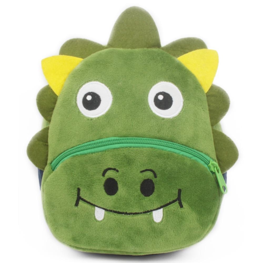 Kawaii 3D Cartoon Animal Kids Backpack Plush Mini Kindergarten Schoolbag Soft Stuffed Travel Backpack Birthday Gift