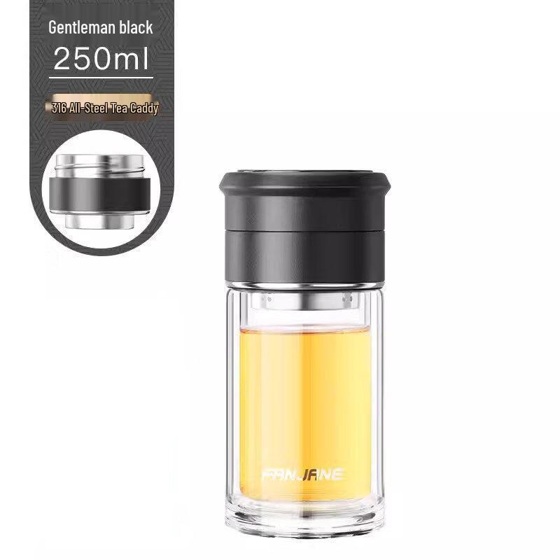 Portable Tea Infuser Glass Bottle