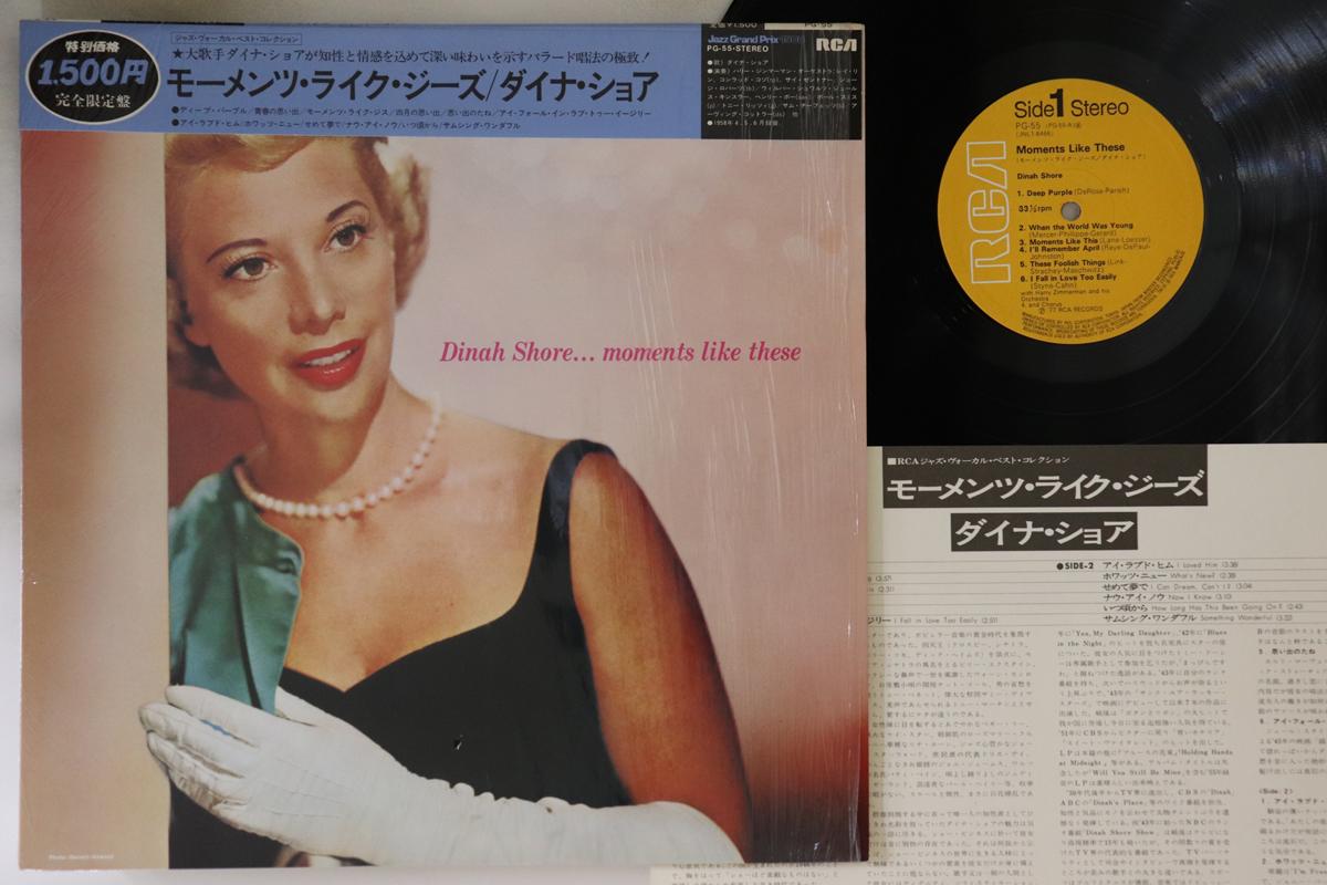 

LP Пластинка DINAH SHORE - Moments Like These PG55 RCA 1977 Япония Obi Jazz