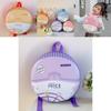 Cute And Fun Dual Shoulder Bag For Preschoolers Stylish Oxford Material With Breathability