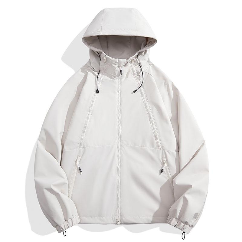 Muži jaro a podzim nový horský outdoorový design Sense párové šaty s kapucí větruodolné voděodolné kempingová venkovní volná bunda