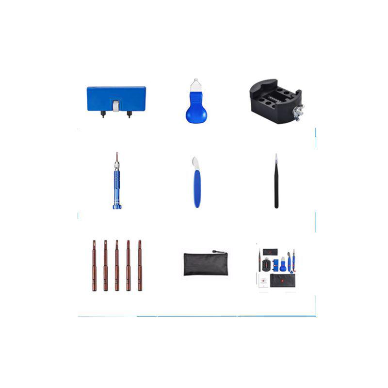 Watch Repair Tool Kit: Case Opener, Battery Replacement, Holder, Back Cover Tool Set