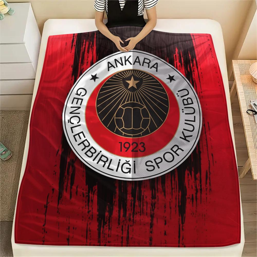 Gençlerbirliği S.K.  Print Flannel Blanket, High quality Comfortable for All Seasons, Home Decor, Warmth and Comfort
