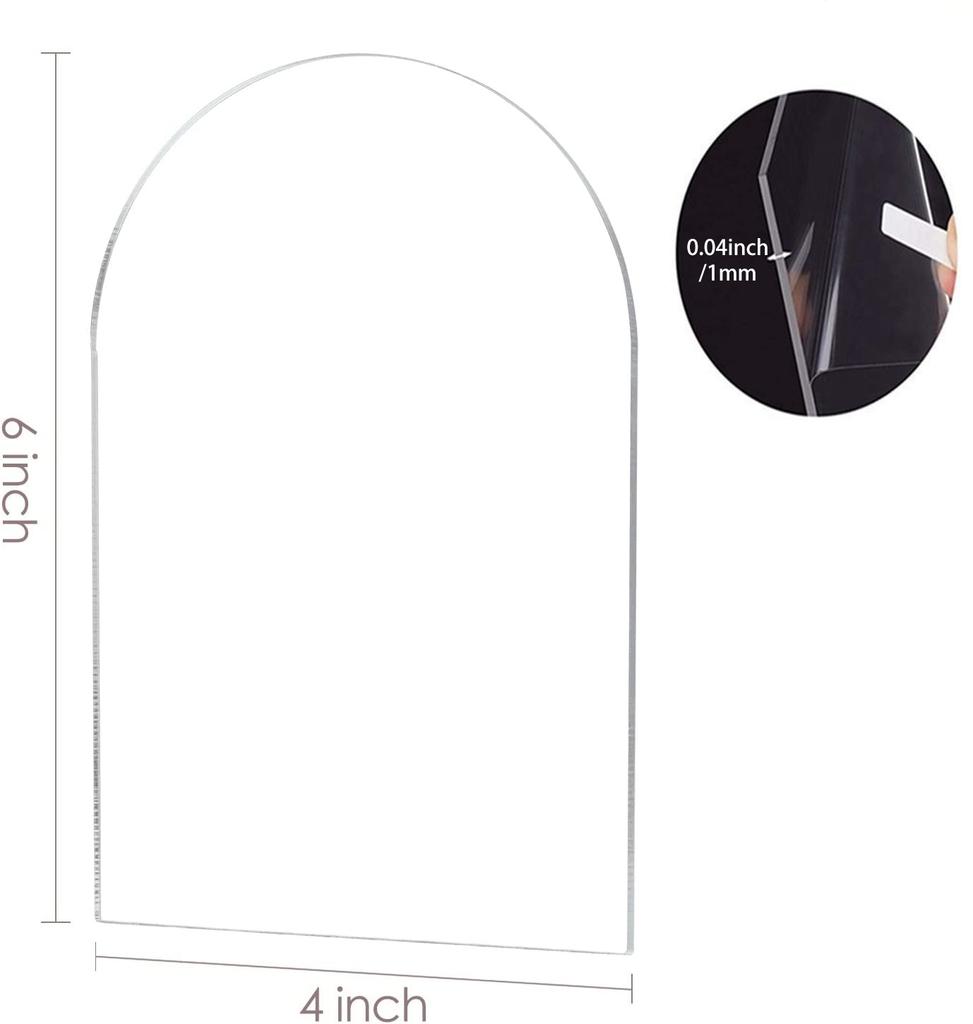 Wholesale Clear Acrylic Sheet Acrylic Panel Cast Board for Picture Frame Glass Replacement, DIY Projects, Craft, Painting,Sign