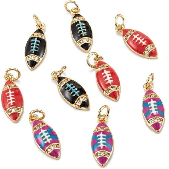 Ipotkitt 5Pcs Heart with Star Brass Micro Pave Cubic Zirconia Diffuser Locket Charm Pendants Openable Ornaments for DIY Making - 19.5x22.5mm