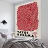 1pc Yayoi Kusama Pumpkin Works Tapestry Room Decor Wall Cloth Party Hanging Background Room Decor Baby Room