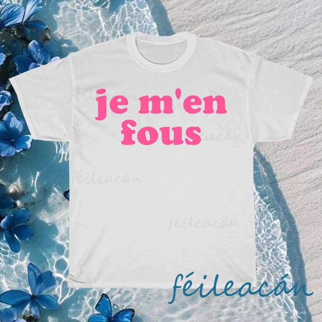 

New Shirt Je m en Logo T-Shirt Logo American T-Shirt Funny Size S to 5XL S