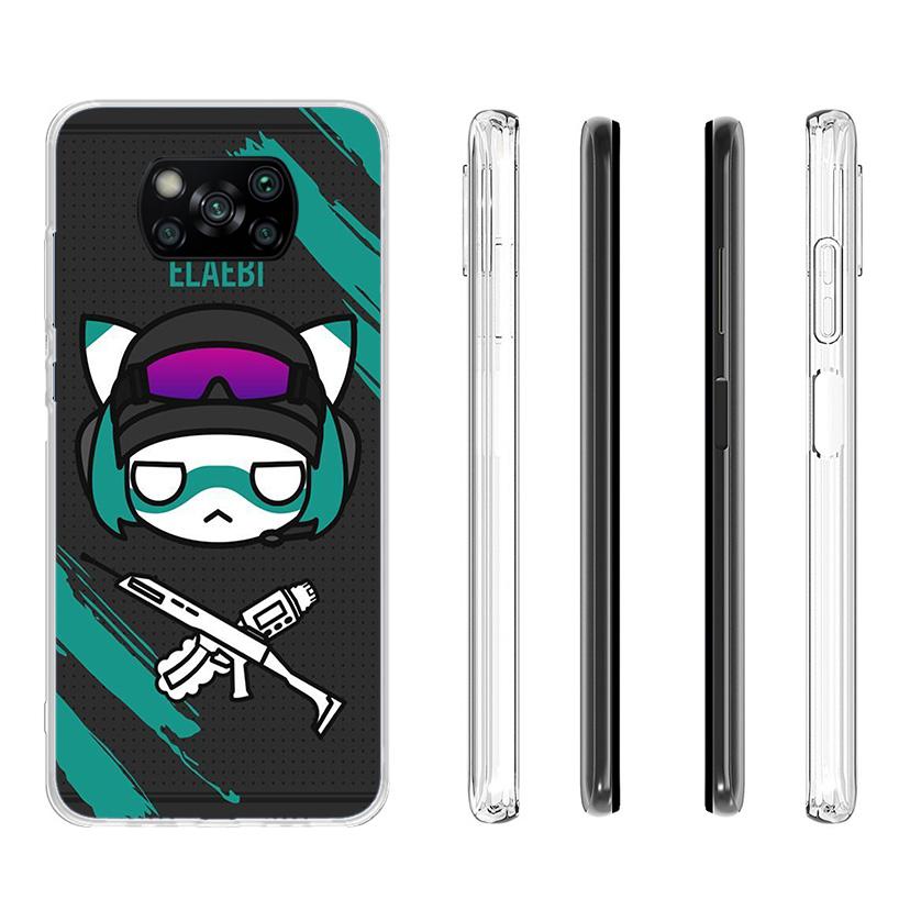Game R-Rainbow-Six Siege Phone Case For Xiaomi Poco X7 X6 X5 Pro F7 Ultra Redmi 15C 15 13C 13 12C 12 10 10A 10C 9 9A 9C 9T Cover