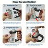 Palm Design Soda Can Handle with Suction Cup Soda Can Support Creative Soda Can Grip  For 12 Oz Can